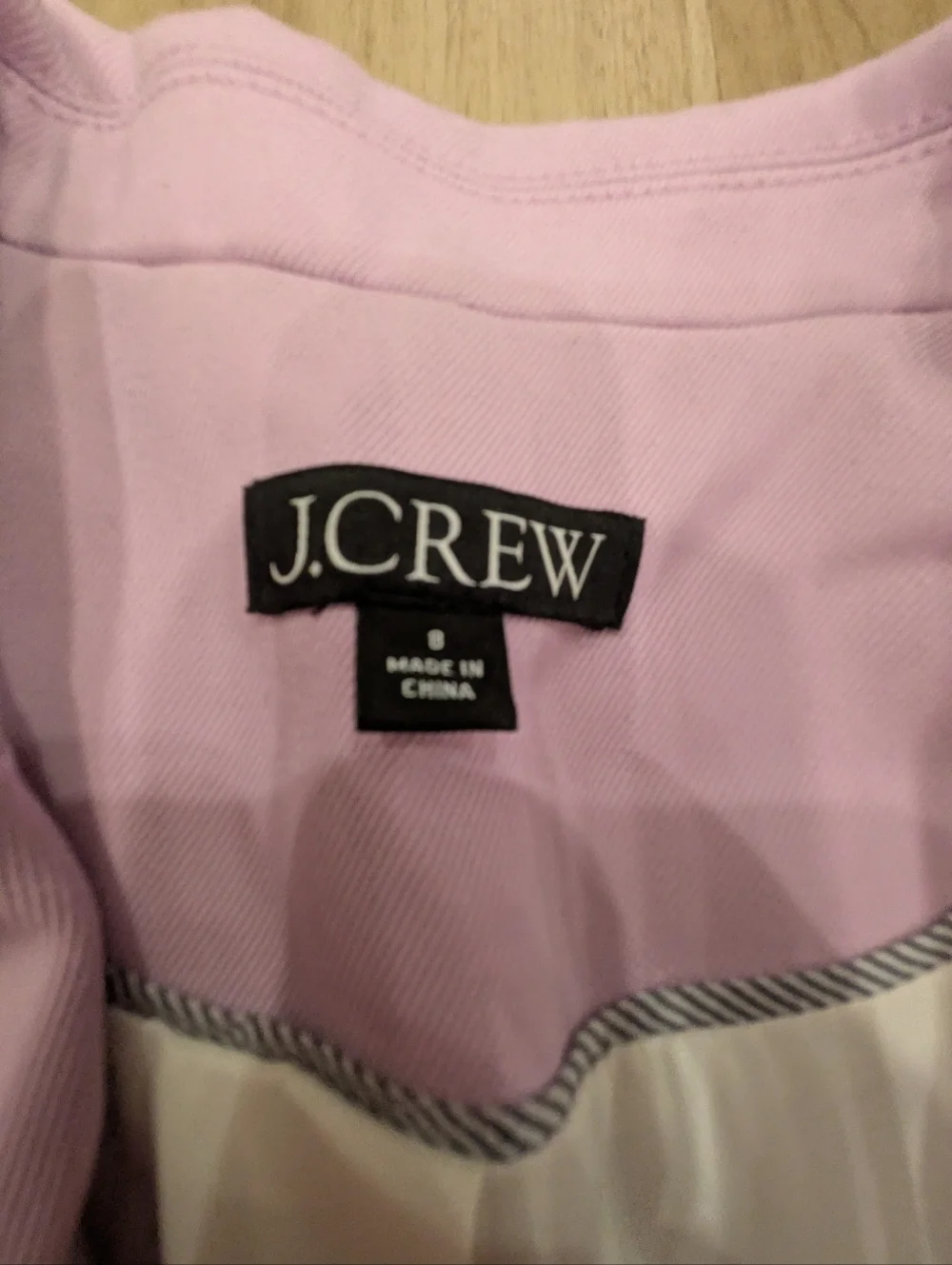 J Crew Purple Blazer Ora Italian Design Size 8